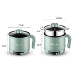 Multifunktionaler Elektro-Kocher, Mini Studentenwohnheim Kochtopf, Reis kochen, Braten, Antihaft-Topf, 110V US Stecker, Weiß Manuell Einzeltopf, Weiß Manuell mit Dämpfgitter, Weiß Smart Einzeltopf, Weiß Smart mit Dämpfgitter, Grün Manuell Einzeltopf ...