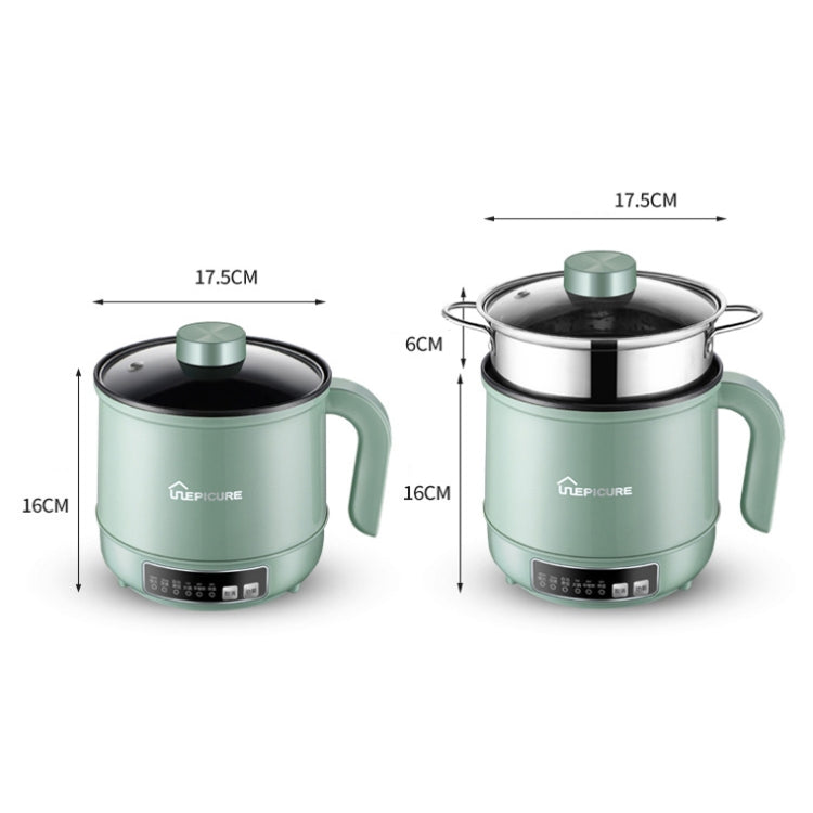 Multifunktionaler Elektro-Kocher, Mini Studentenwohnheim Kochtopf, Reis kochen, Braten, Antihaft-Topf, 110V US Stecker, Weiß Manuell Einzeltopf, Weiß Manuell mit Dämpfgitter, Weiß Smart Einzeltopf, Weiß Smart mit Dämpfgitter, Grün Manuell Einzeltopf ...