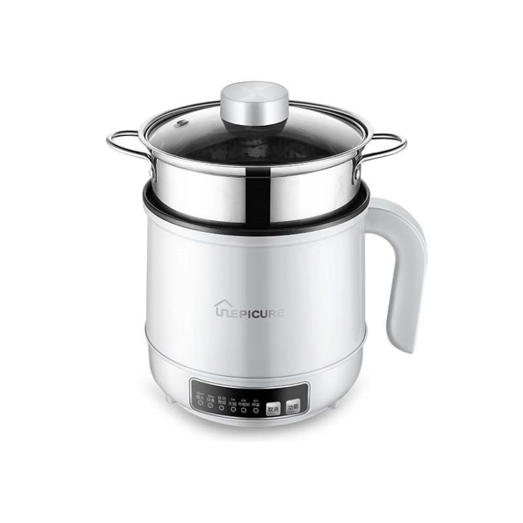 Multifunktionaler Elektro-Kocher, Mini Studentenwohnheim Kochtopf, Reis kochen, Braten, Antihaft-Topf, 110V US Stecker, Weiß Manuell Einzeltopf, Weiß Manuell mit Dämpfgitter, Weiß Smart Einzeltopf, Weiß Smart mit Dämpfgitter, Grün Manuell Einzeltopf ...