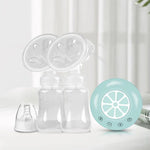 Large Suction Smart Electric Bilateral Breast Pump 12-Speed Silent Breast Pump, White, Pink, Yellow, Blue
