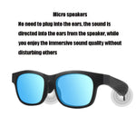 A12 Smart Bluetooth Audio Sonnenbrille Bluetooth Brille, Blau, Schwarz, Grün, Rotgold, Silber