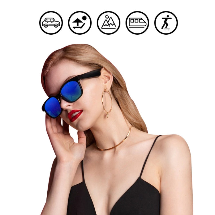 A12 Smart Bluetooth Audio Sonnenbrille Bluetooth Brille, Blau, Schwarz, Grün, Rotgold, Silber