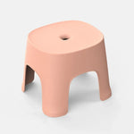Haushalt Badezimmer Hocker Kunststoffhocker Verdickte niedrige Hocker Quadratische Hocker Kleine Bänke, Ahorn Gelb Kinder, Retro Rot Kinder, Hellgrün Kinder, Schwarz Kinder, Rosa Erwachsene, Ahorn Gelb Erwachsene, Milchweiß Erwachsene, Schwarz Erwachsene