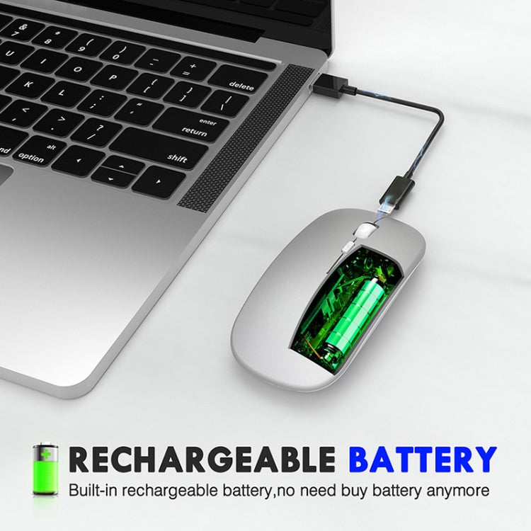 Inphic PM1 Office Stumme Kabellose Laptop-Maus, Batterieanzeige