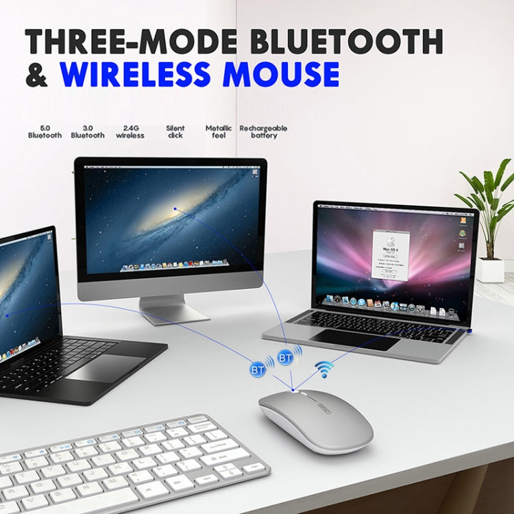 Inphic PM1 Office Stumme Kabellose Laptop-Maus, Batterieanzeige
