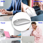 Inphic PM1 Office Stumme Kabellose Laptop-Maus, Batterieanzeige