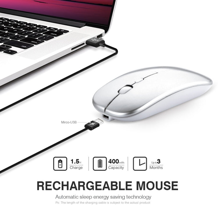 Inphic PM1 Office Stumme Kabellose Laptop-Maus, Batterieanzeige
