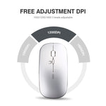 Inphic PM1 Office Stumme Kabellose Laptop-Maus, Batterieanzeige
