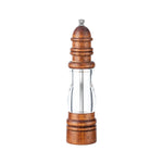 Pfeffermühle in Holz-Leuchtturmform, manuelles Meersalz-Mahlwerkzeug für den Haushalt, Stil 2