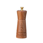 Holz-Pfeffermühle Küchen-Haushalts-manuelle feste Pfefferpulver-schwarze Pfeffermühlenflasche Gewürzglas, Stil 3, 5 Zoll, Stil 3, 8 Zoll