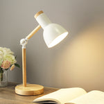 T1062 Wohnheim Augenschutz Schreibtischlampe Schlafzimmer Nachttisch Holzlampe, US-Stecker, EU-Stecker, UK-Stecker, AU-Stecker
