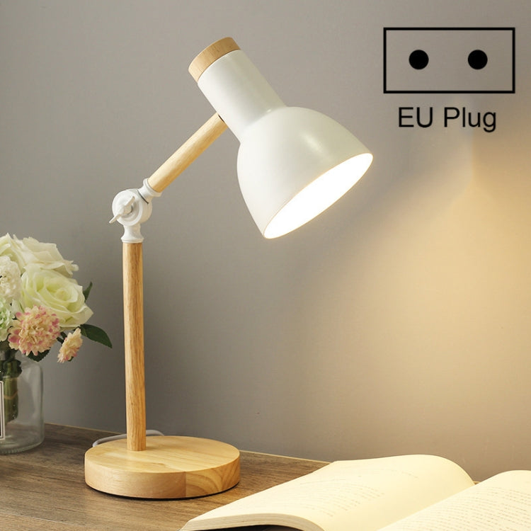 T1062 Wohnheim Augenschutz Schreibtischlampe Schlafzimmer Nachttisch Holzlampe, US-Stecker, EU-Stecker, UK-Stecker, AU-Stecker
