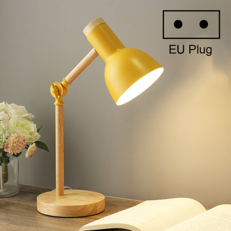 T1062 Wohnheim Augenschutz Schreibtischlampe Schlafzimmer Nachttisch Holzlampe, US-Stecker, EU-Stecker, UK-Stecker, AU-Stecker