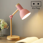 T1062 Wohnheim Augenschutz Schreibtischlampe Schlafzimmer Nachttisch Holzlampe, US-Stecker, EU-Stecker, UK-Stecker, AU-Stecker