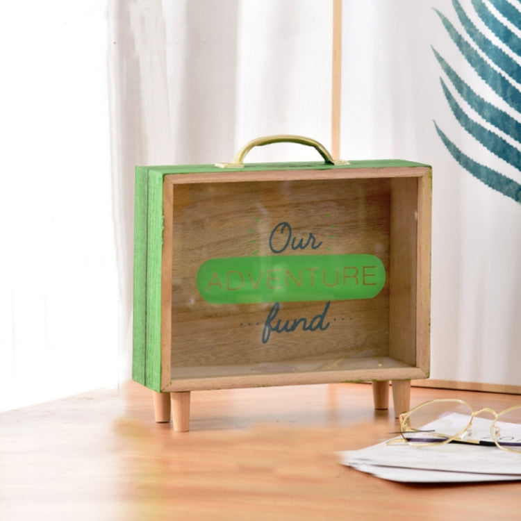 Holz Spardose Große Kapazität Kinder Sparschwein Kreative Desktop-Accessoires
