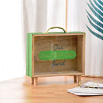 Holz Spardose Große Kapazität Kinder Sparschwein Kreative Desktop-Accessoires