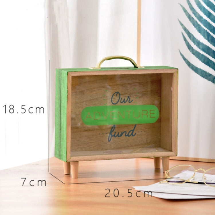 Holz Spardose Große Kapazität Kinder Sparschwein Kreative Desktop-Accessoires