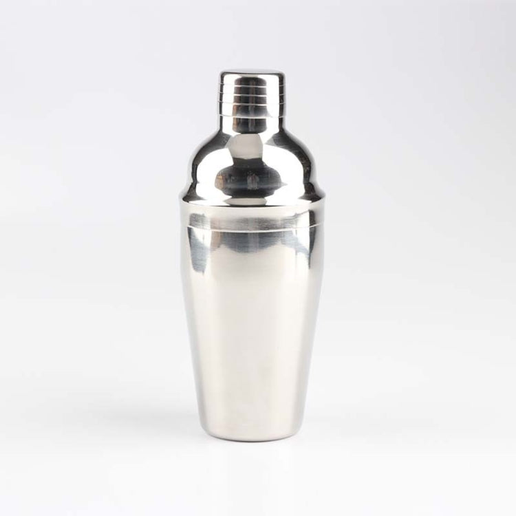 18-teiliges Cocktail-Shaker-Set aus Edelstahl, ovale Bambusbasis, Bar-Set, 350ml, 550ml, 750ml