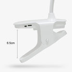 Ladbare 800mAh Einfarbige Temperatur Dreistufige Einstellung LED Clip Schreibtischlampe USB Augenschutz Nachttischlampe, Netzbetrieb, Ladung 1200mAh, Ladung 800mAh