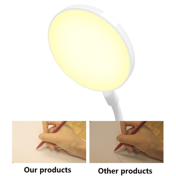 Ladbare 800mAh Einfarbige Temperatur Dreistufige Einstellung LED Clip Schreibtischlampe USB Augenschutz Nachttischlampe, Netzbetrieb, Ladung 1200mAh, Ladung 800mAh