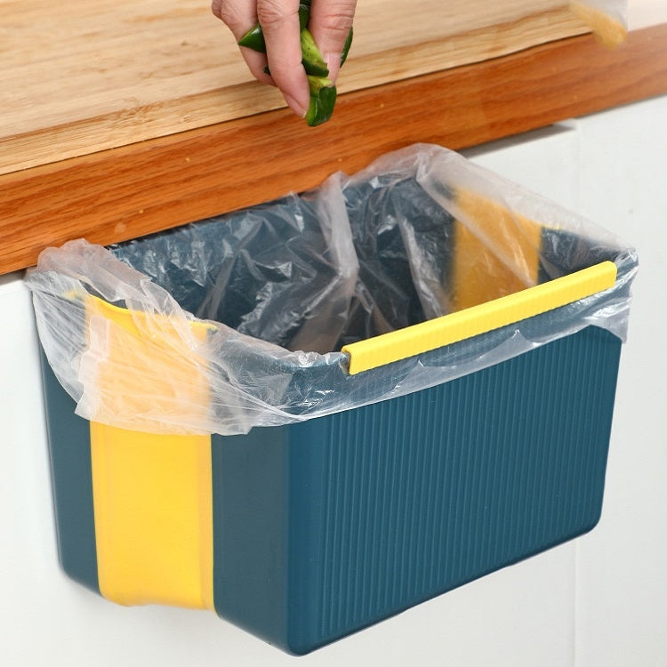 Tragbarer Küchen-Klappmülleimer zur Wandmontage, Wandmontage (Blau), Wandmontage (Grau)