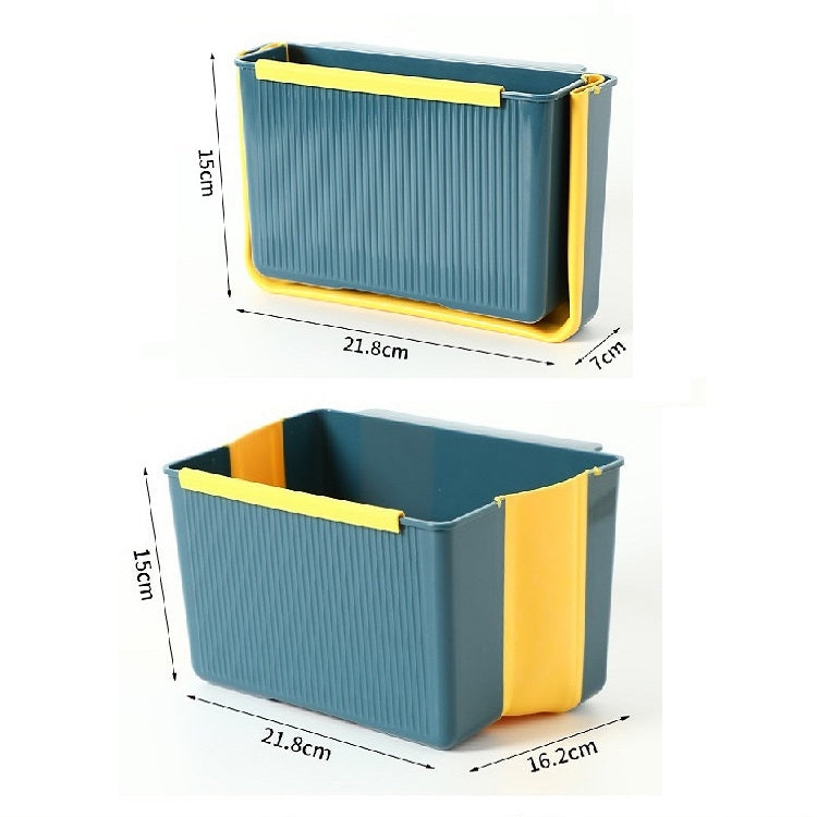 Tragbarer Küchen-Klappmülleimer zur Wandmontage, Wandmontage (Blau), Wandmontage (Grau)