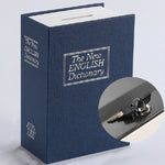 Simulation Englisch Wörterbuch Buch Safe Spardose Kreative Bücherregal Dekoration, Trompetenschlüssel Version, Rot, Blau, Schwarz, Kaffee