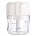 Haushalts-Gemüseschneider Elektrischer USB-Knoblauchzerkleinerer Baby Mini-Kochmaschine Babynahrungszusatzmaschine, 250 ml, 100 ml + 250 ml, 100 ml