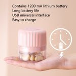 Haushalts-Gemüseschneider Elektrischer USB-Knoblauchzerkleinerer Baby Mini-Kochmaschine Babynahrungszusatzmaschine, 250 ml, 100 ml + 250 ml, 100 ml
