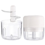 Haushalts-Gemüseschneider Elektrischer USB-Knoblauchzerkleinerer Baby Mini-Kochmaschine Babynahrungszusatzmaschine, 250 ml, 100 ml + 250 ml, 100 ml