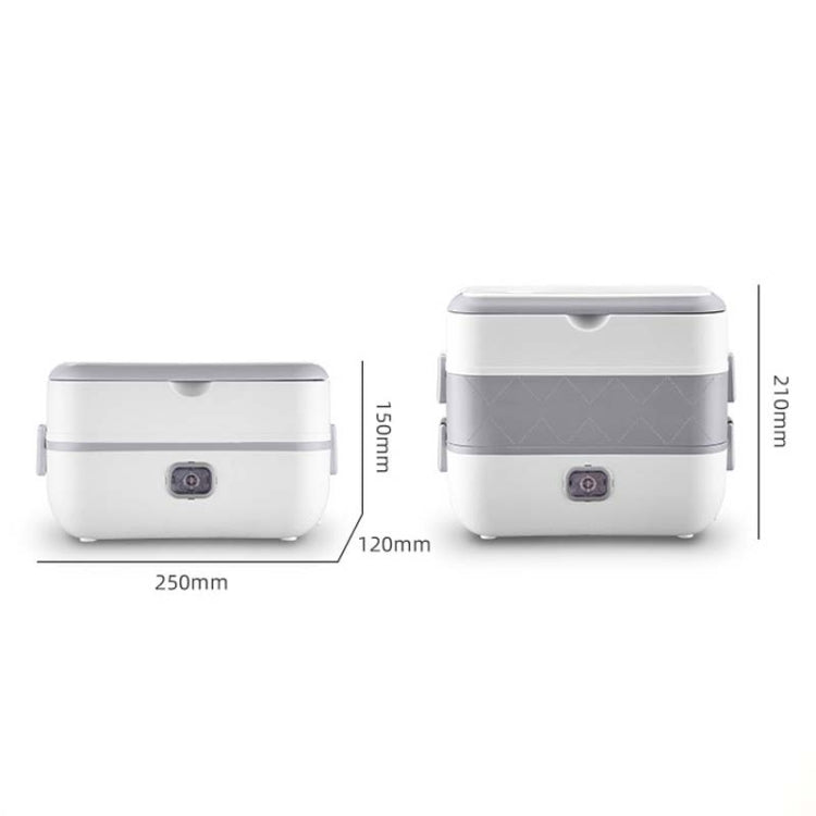 Lunchbox mit elektrischer Heizung und Wärmeerhaltung, steckbar, für Büroangestellte, Reiskocher, EU Stecker doppelt isoliert