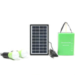 3W Solar-Kleinsystem Haushalt Multifunktionale tragbare Notleuchte, Gelb, Grün, Rot