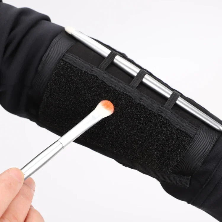 Schwammreinigung, Make-up-Pinsel, Spezialwerkzeuge für Visagisten zur Trockenreinigung, Reinigungsgurte, Armgurte