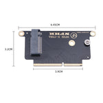 2 Stück NVMe M.2 NGFF SSD Adapterkarte für MacBook Pro 13,3 Zoll A1708 (2016 - 2017)