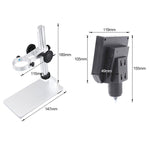 G600A HD Handy Reparaturmikroskop 4,3 Zoll Bildschirm Digitalmikroskop Elektronenmikroskop, EU Stecker, US Stecker
