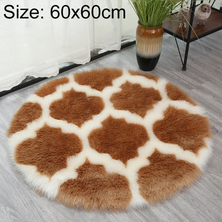 Imitationsfell Teppich für Wohnzimmer, Plüsch Teppich, Yoga-Matte, Dekoration, 60cm, 80cm, 90cm, 100cm