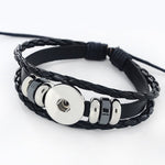 Sternzeichen Paar Retro Geflochtene Armbänder Leder Perlen Armreif, Steinbock