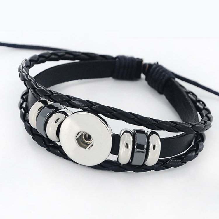 Sternzeichen Paar Retro Geflochtene Armbänder Leder Perlen Armreif, Steinbock