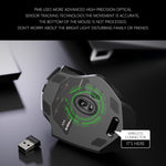 Inphic A1 6 Tasten 1000/1200/1600 DPI Heim-Gaming Kabellose Mechanische Maus, Farbe: Grau Kabellos+Bluetooth 4.0+Bluetooth 5.0, Schwarz Kabellos+Bluetooth 4.0+Bluetooth 5.0, Schwarz Kabelloses Laden Stille Version, Grau Kabelloses Laden Stille Version