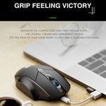 Inphic A1 6 Tasten 1000/1200/1600 DPI Heim-Gaming Kabellose Mechanische Maus, Farbe: Grau Kabellos+Bluetooth 4.0+Bluetooth 5.0, Schwarz Kabellos+Bluetooth 4.0+Bluetooth 5.0, Schwarz Kabelloses Laden Stille Version, Grau Kabelloses Laden Stille Version