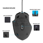 Inphic PW1 Game Mute Makrodefinition Beleuchtete Kabelmaus, Kabellänge: 1,5 m, Mute Schwarz Business Version, Mute Schwarz Game Version, Mute Titangrau Game Version