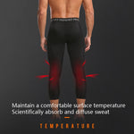 Hoch elastische Lycra Waben Crash-Hose Herren Basketball Fitness Siebenachtel Jogginghose, S, M, L, XL, XXL, XXXL