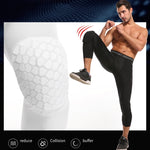 Hoch elastische Lycra Waben Crash-Hose Herren Basketball Fitness Siebenachtel Jogginghose, S, M, L, XL, XXL, XXXL