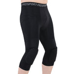 Hoch elastische Lycra Waben Crash-Hose Herren Basketball Fitness Siebenachtel Jogginghose, S, M, L, XL, XXL, XXXL