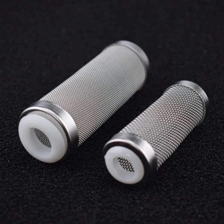 Edelstahl-Wassereinlass-Schutzabdeckung, Aquarienfilter-Wassereinlass-Saugfilterabdeckung, Spezifikation: Weiß 12 mm, Weiß 12 mm, Weiß 16 mm, Schwarz 12 mm, Schwarz 16 mm