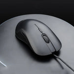 Inphic PB1 Business Office Stumme Makro-Definition Kabelgebundene Gaming-Maus, Kabellänge: 1,5 m, Klassische Hintergrundbeleuchtung, Mattweiße Beleuchtung