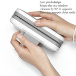 Magnetischer Glaswischer Doppelseitiger magnetischer Fensterwischer Hochisolierender Glasreiniger, Spezifikation: Rechteck 3-10mm, Rechteck 3-10mm, Rechteck 8-15mm, Rechteck 18-30mm, Rechteck 20-35mm, Rechteck 24-40mm