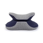 BEWALKER Multifunktionales tragbares Studenten-Nickerchenkissen Lendenwirbelstütze Faltbares Memory Foam Nickerchenkissen Büroschlafkissen, 38x20x15cm