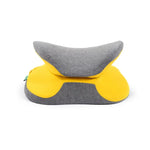 BEWALKER Multifunktionales tragbares Studenten-Nickerchenkissen Lendenwirbelstütze Faltbares Memory Foam Nickerchenkissen Büroschlafkissen, 38x20x15cm