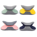 BEWALKER Multifunktionales tragbares Studenten-Nickerchenkissen Lendenwirbelstütze Faltbares Memory Foam Nickerchenkissen Büroschlafkissen, 38x20x15cm